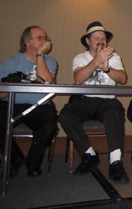 Mark Merlino and Rod O'Riley, co-founders of ConFurence. Photo by RainRat.